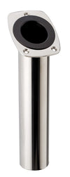 Stainless Steel Rod holder with black nylon insert – Angled