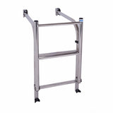 Stainless Steel 90 degree platform ladder come with extension