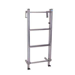 Stainless Steel 290mm wide 6 Tread toe rail ladder suits yachts
